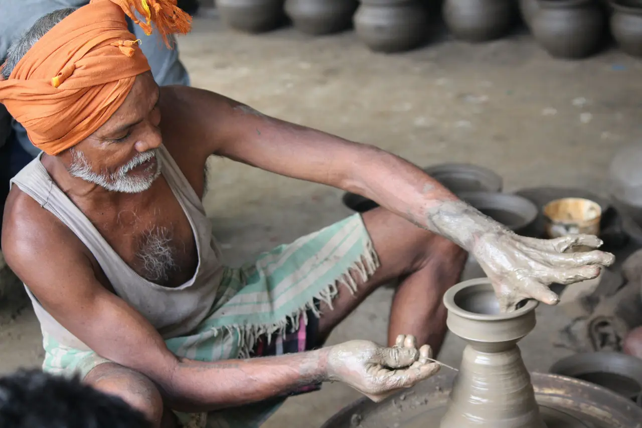 Voyage en Inde - Poterie du sud de l'Inde, Tamil Nadu
