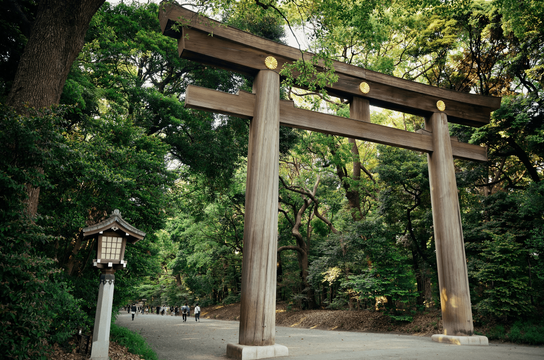 Voyage au Japon - Porte du sanctuaire Meiji à Tokyo