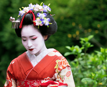Voyages et Japon - Portrait de geisha de Kyoto