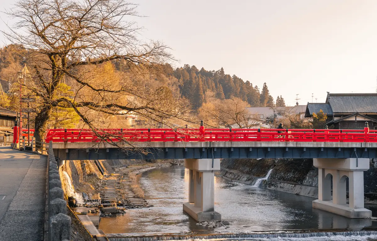 Voyage au Japon - Le pont Nakabashi à Takayama