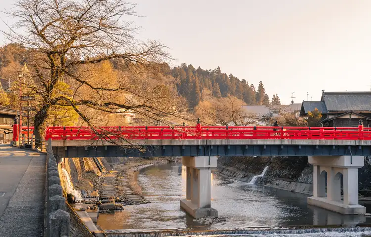 Voyage au Japon - Le pont Nakabashi à Takayama
