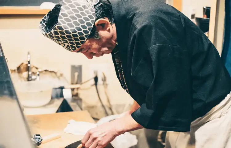 Voyage au Japon - Chef cuisinier Sushi de Tokyo