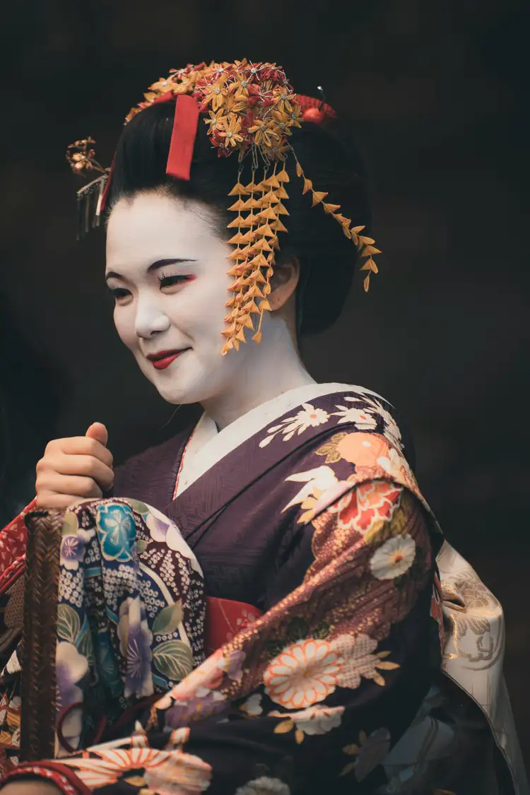 Voyage au Japon - Portrait de Geisha traditionnel