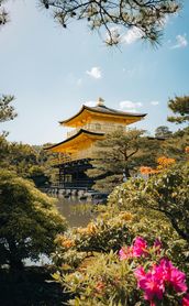 Travel in Asia - Kinkakuji Temple in Kyoto