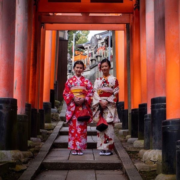 Voyage au Japon - Porte Fushimi du monument de Kyoto