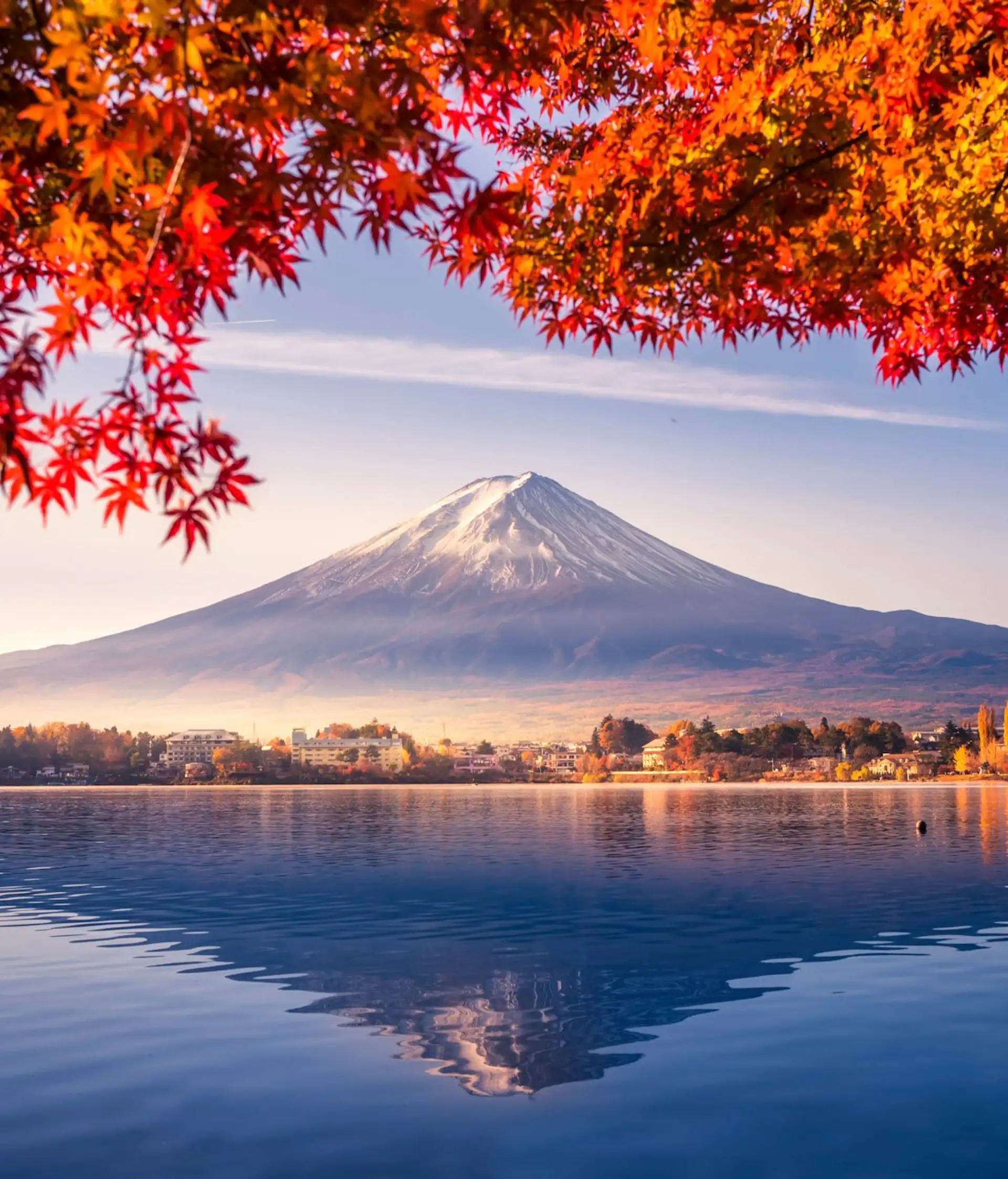 Voyage au Japon - Vue de l'Himalaya depuis un lac