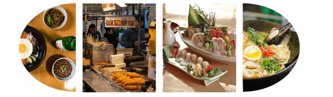 Découvrir la gastronomie coréenne et japonaise