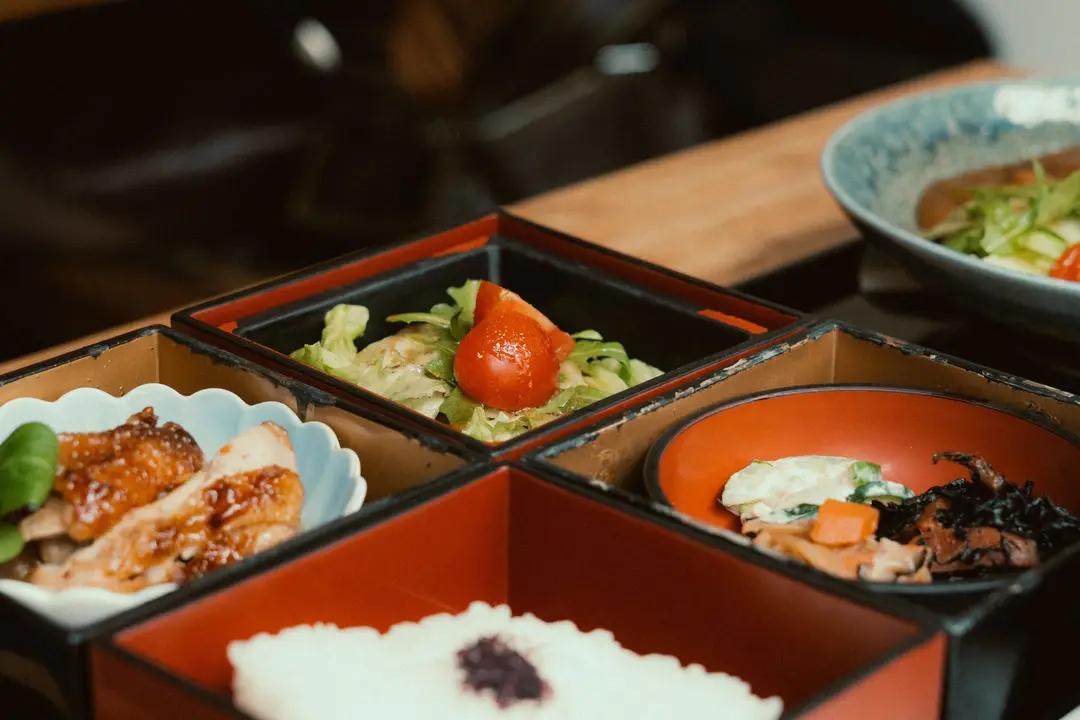 Boite de repas d'un repas japonais