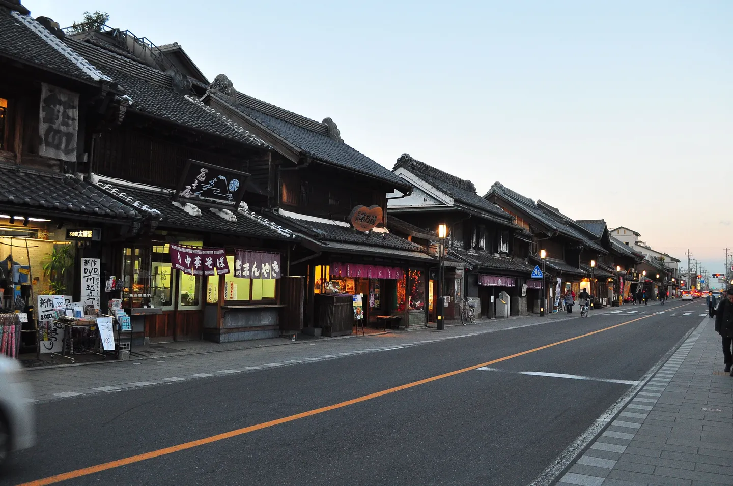 Rue principale de la ville de Kawagoe datant de l'ère Edo