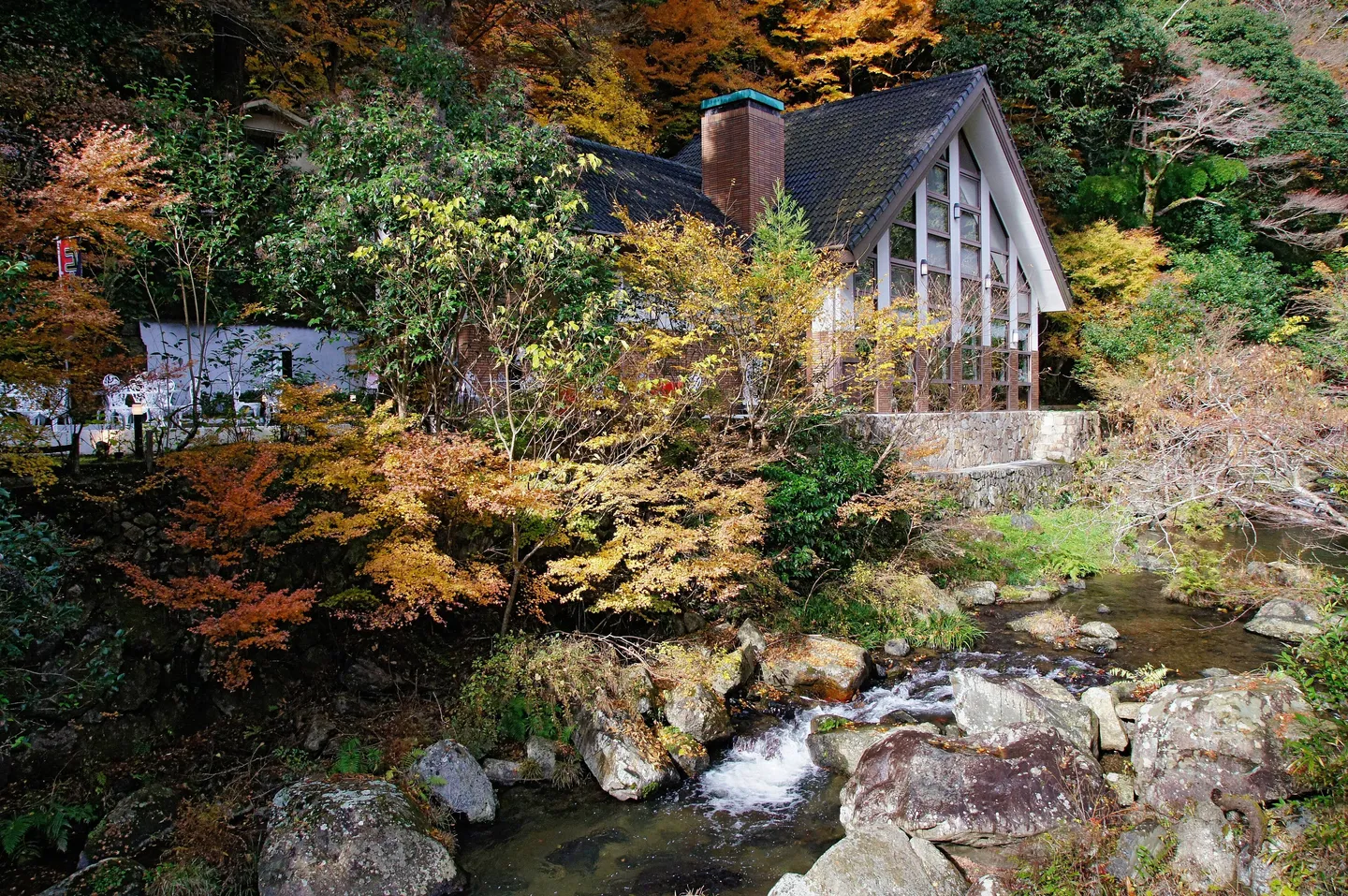 Entrée du parc minoh à Osaka