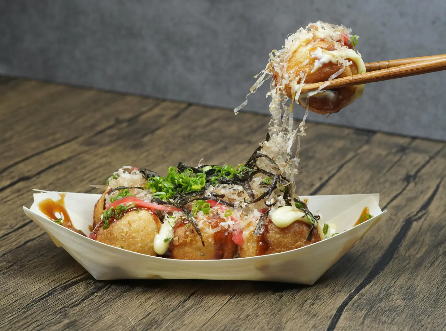 présentation de takoyaki