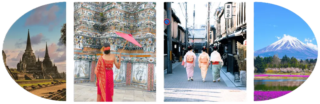 Que visiter au Japon et en Thailande