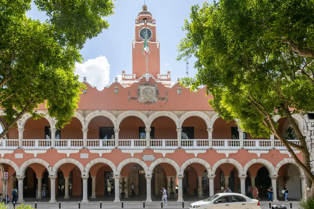 Palacio Municipal de Mérida, situé sur la Plaza Grande.