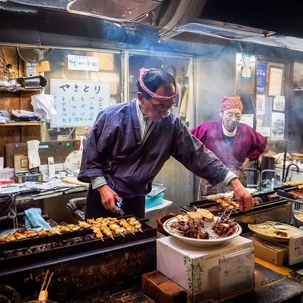Traditionelle Küchen in Japan mit kulinarischem Koch