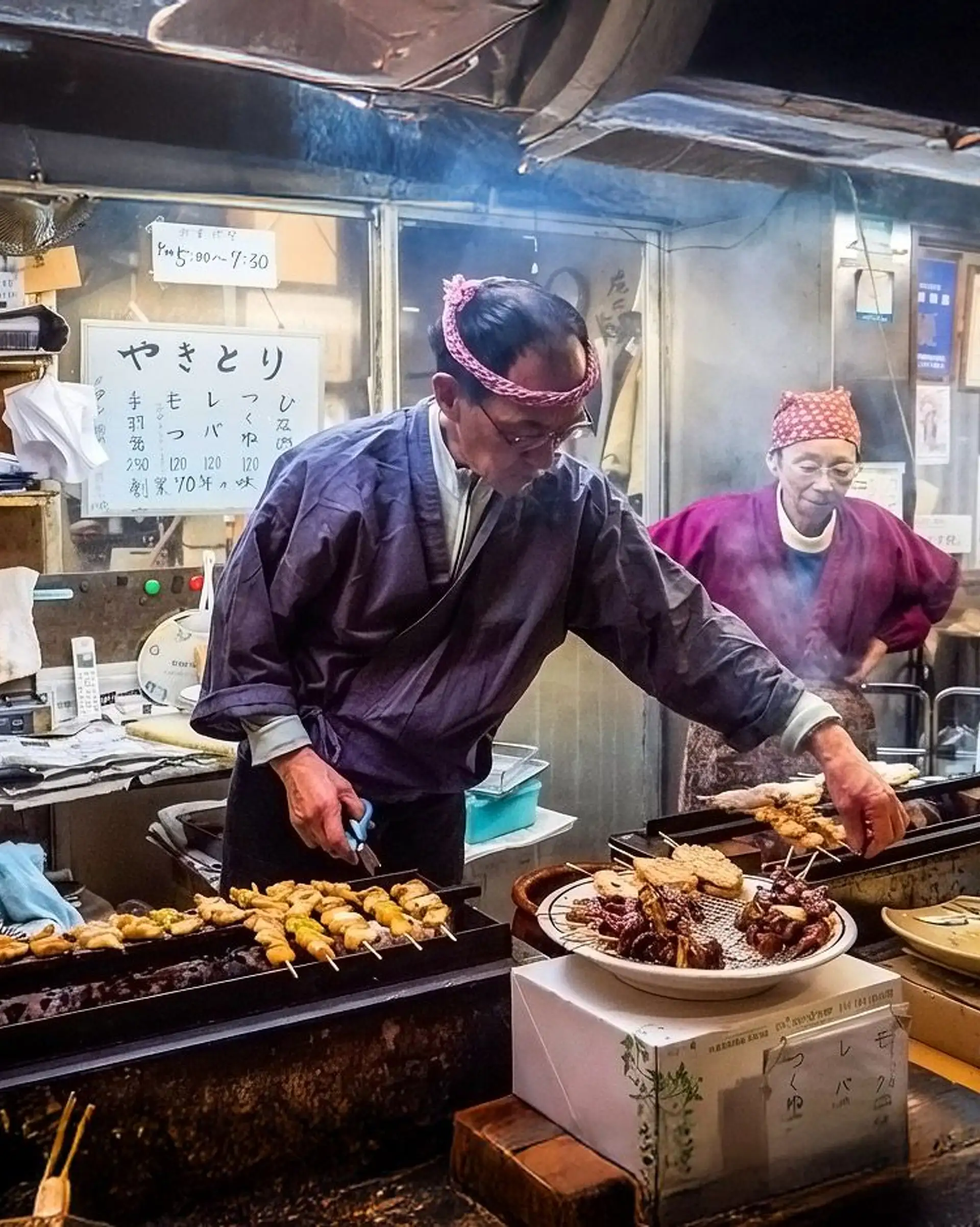 Traditionelle Küchen in Japan mit kulinarischem Koch