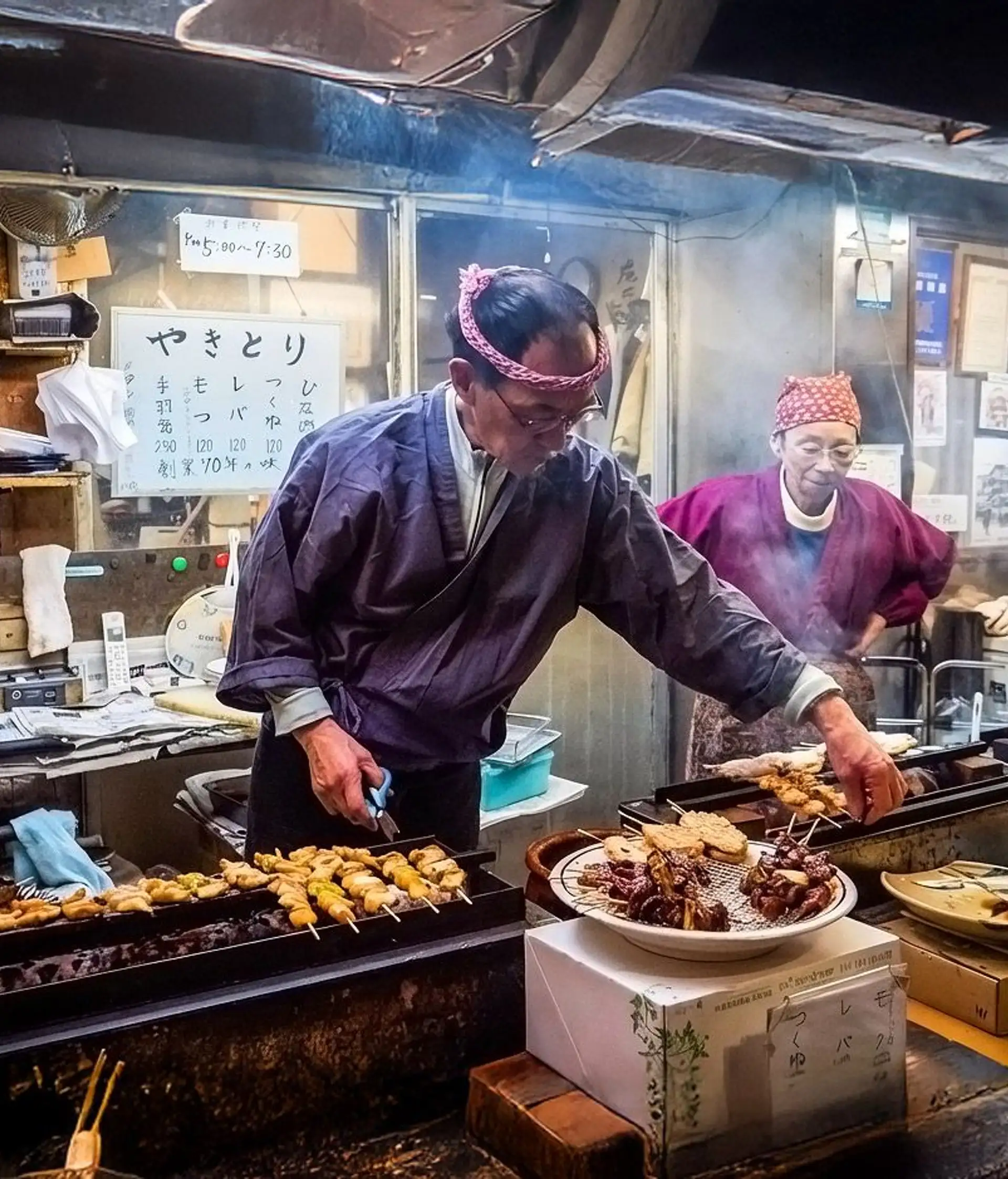 Traditionelle Küchen in Japan mit kulinarischem Koch