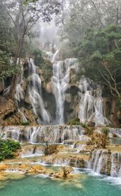 Voyage au Laos, Cascade de Kuangsi