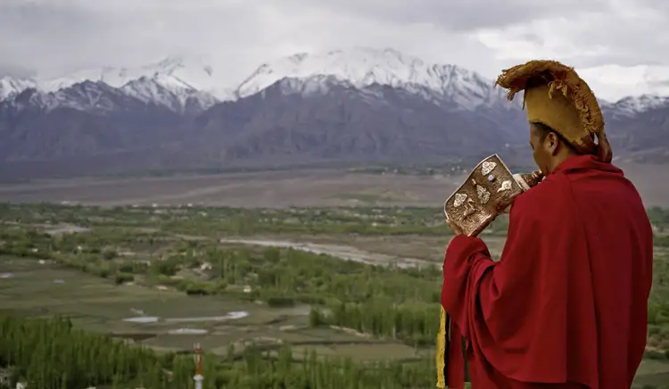 Voyage en Inde, Ladakh : Habitants en tenue traditionnelle