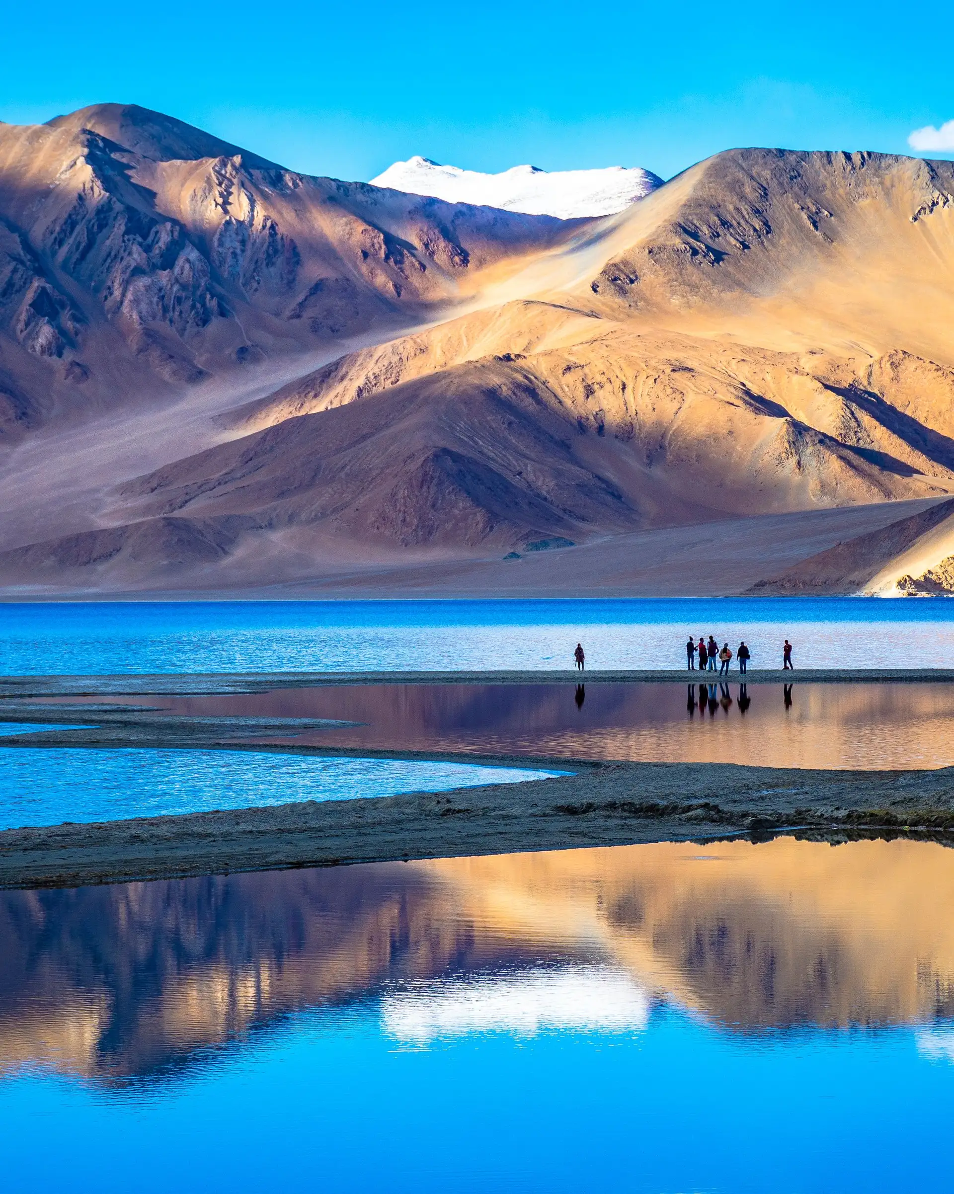 Autour d'un lac lors d'un voyage en petit groupe au Ladakh