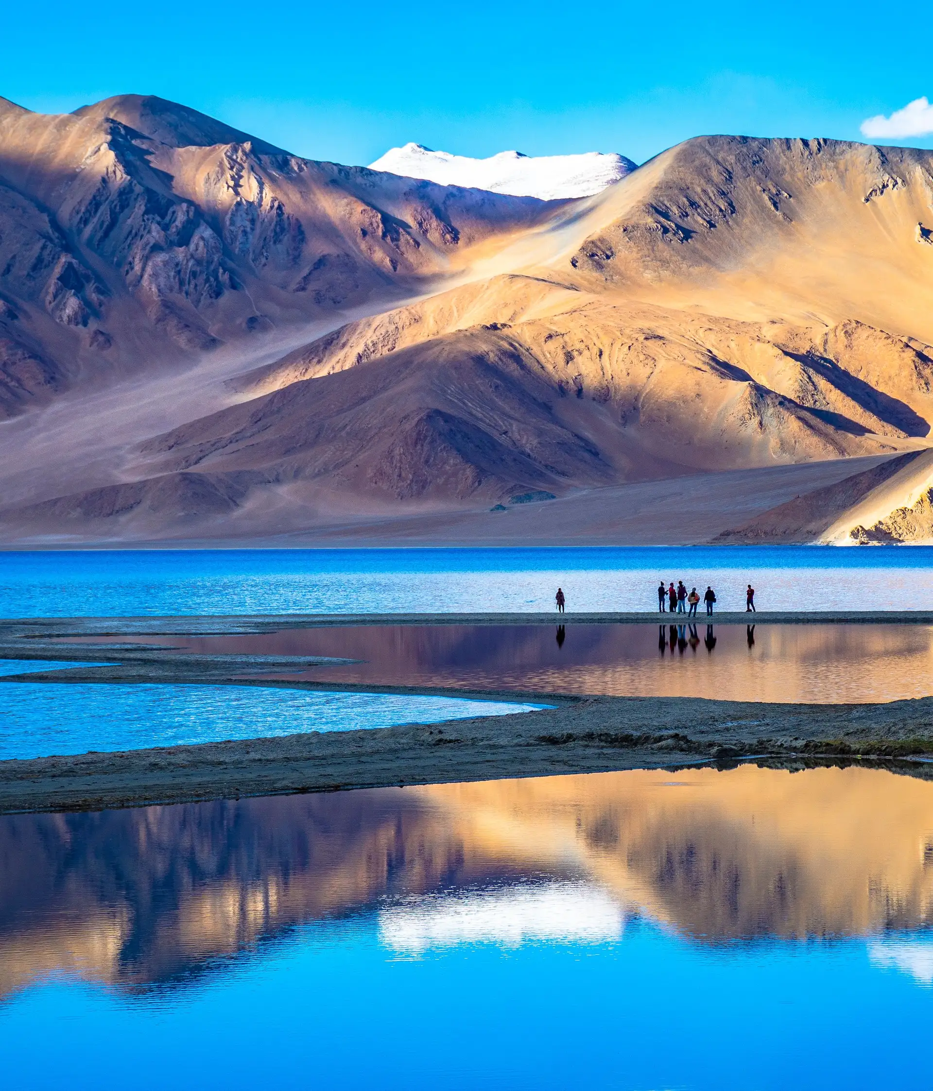 Autour d'un lac lors d'un voyage en petit groupe au Ladakh