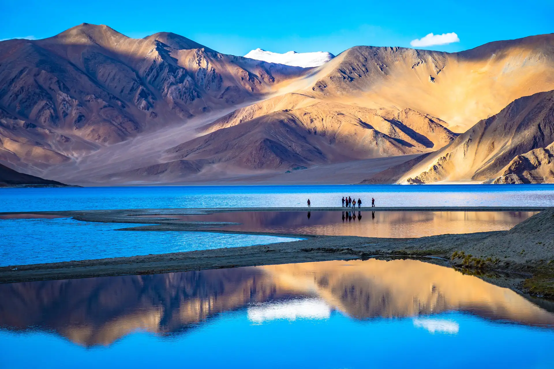 Autour d'un lac lors d'un voyage en petit groupe au Ladakh
