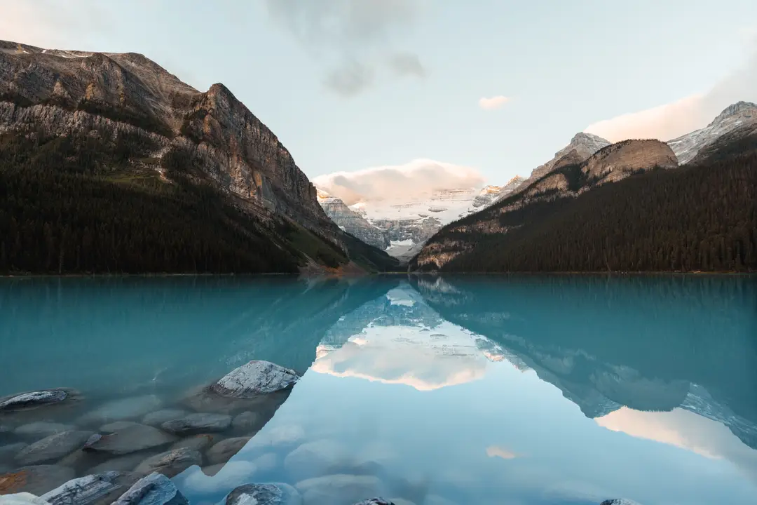 Lake Louise with Mountain Backdrop