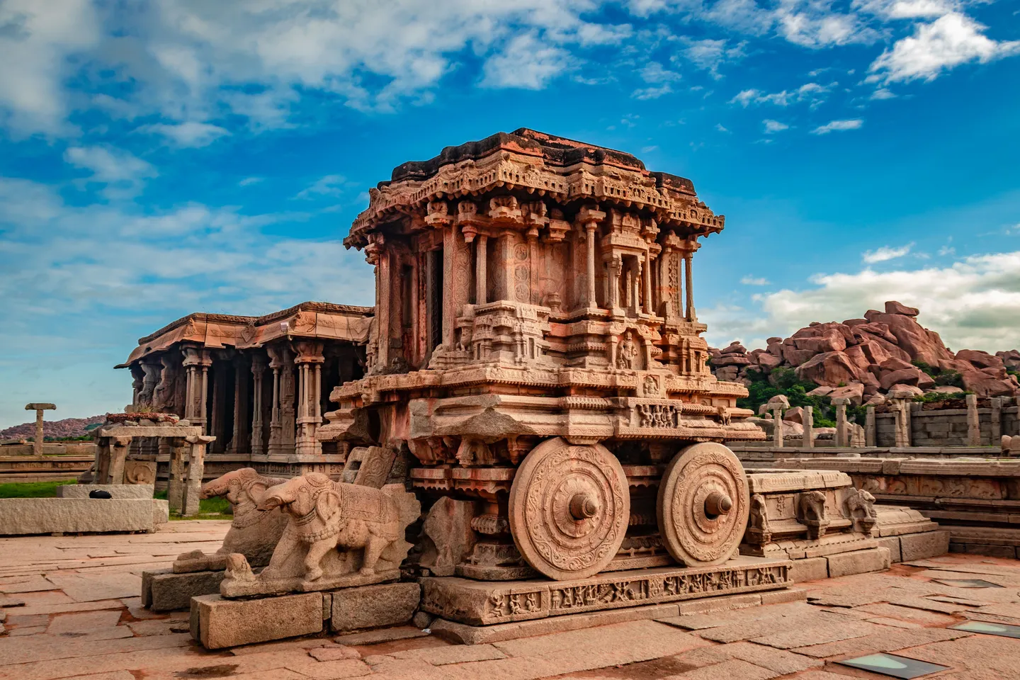 Les ruines d'Hampi