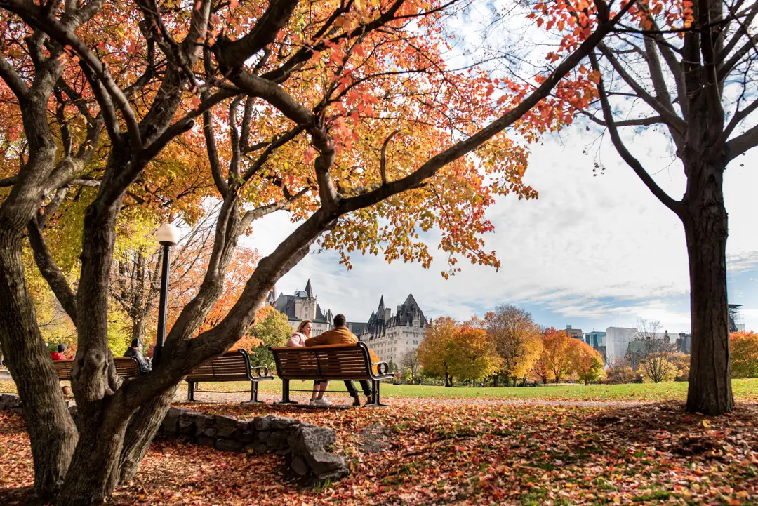 Major's Hill (Major's Hill Park), situé à Ottawa, la capitale du Canada