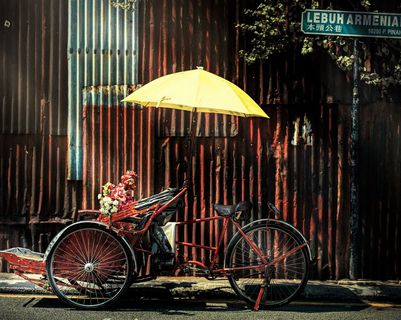 Voyage en Malaisie, Vélo traditionnel vieux Penang