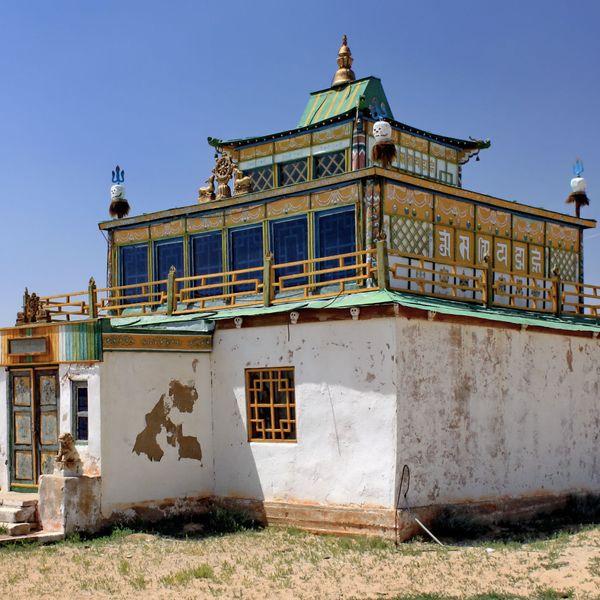 Le monastère de Khamar en Mongolie
