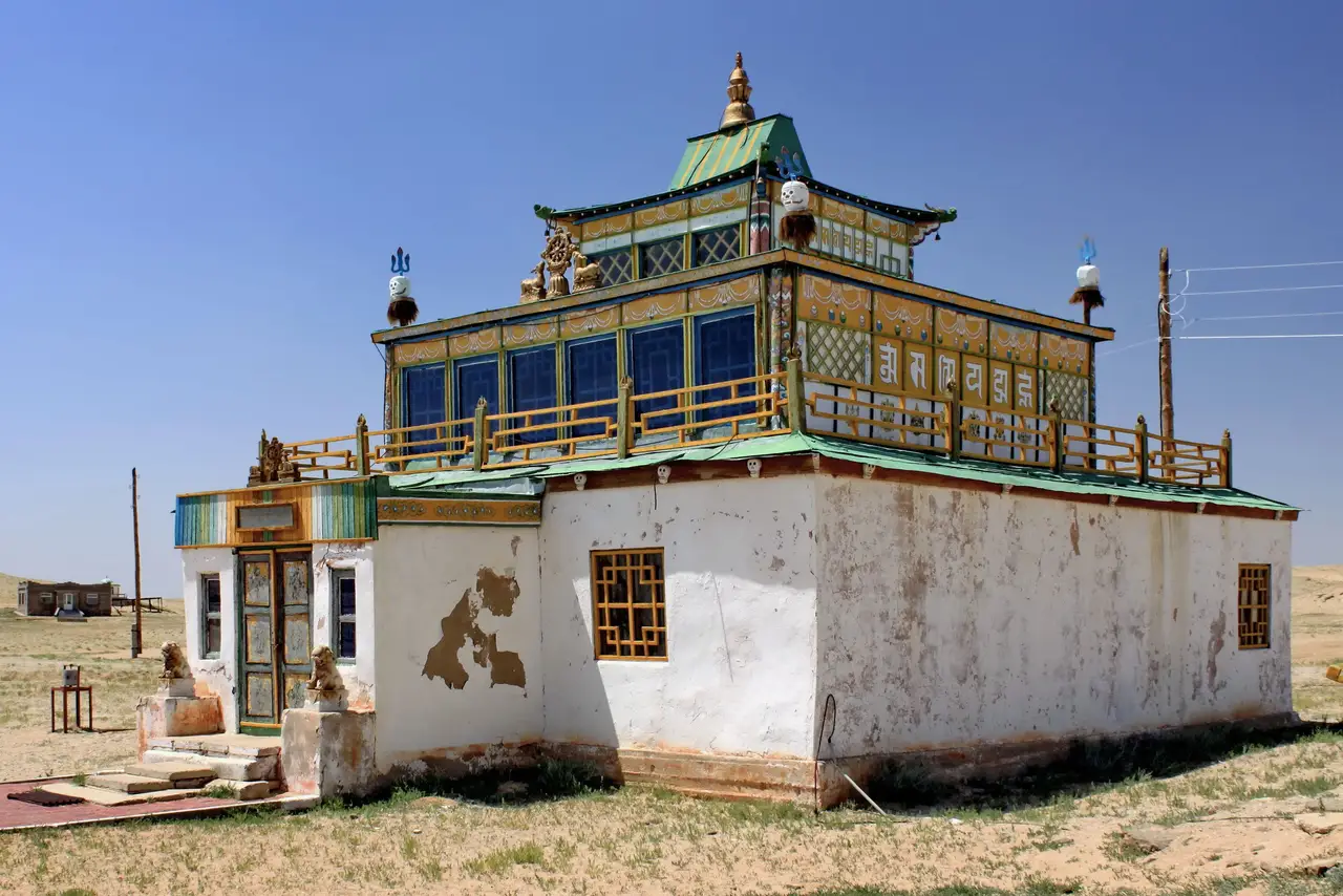 Le monastère de Khamar en Mongolie