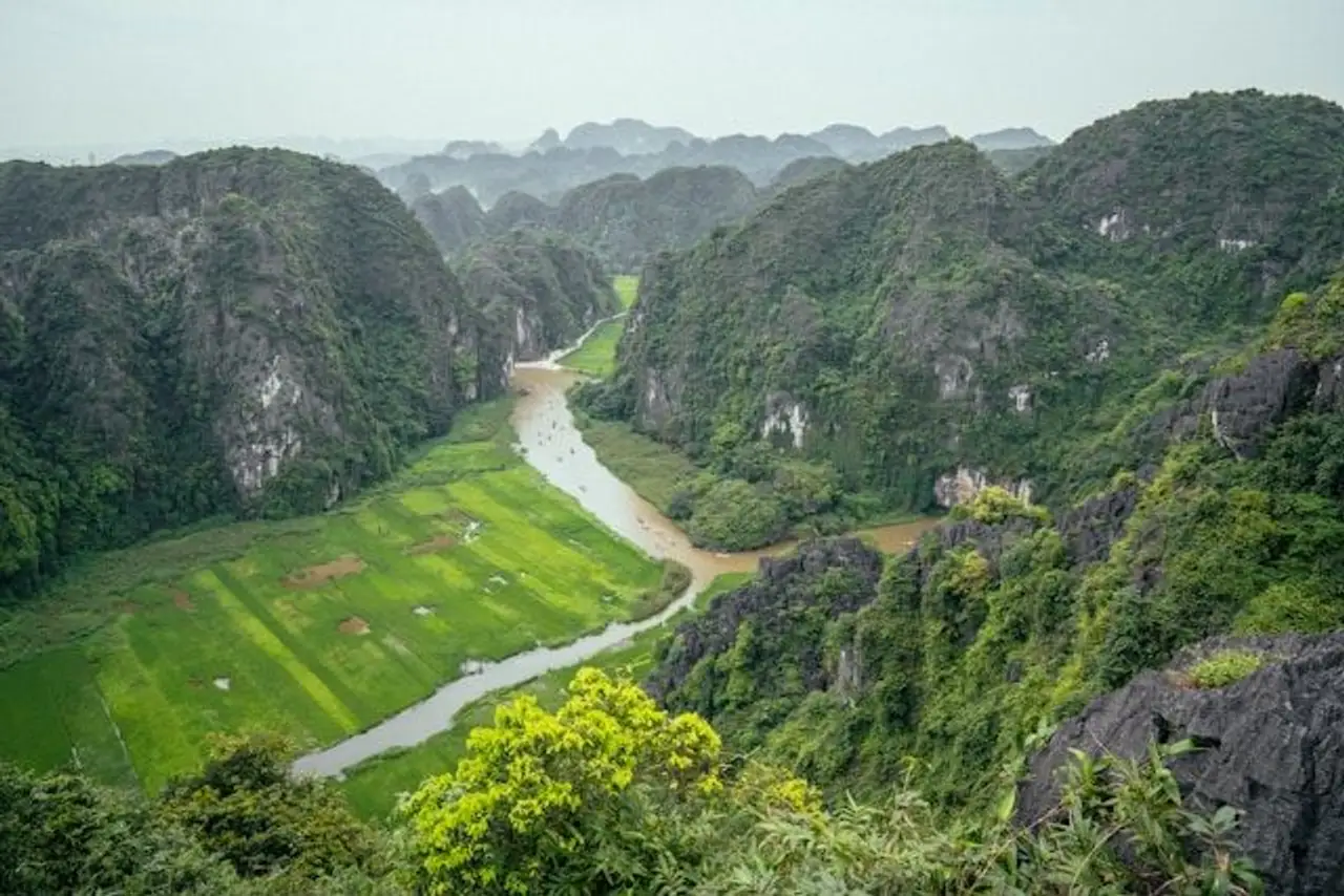 Bootsfahrt und Fahrradtour Ninh Binh