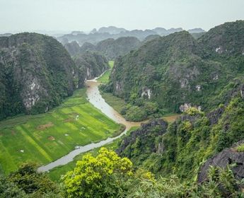 Bootsfahrt und Fahrradtour Ninh Binh