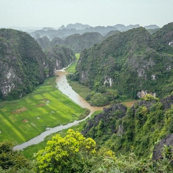 Bootsfahrt und Fahrradtour Ninh Binh