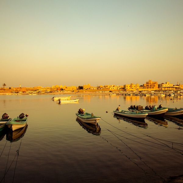Le port de Salalah au coucher du soleil, merveille du Dhofar