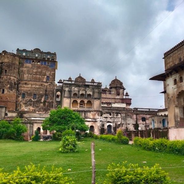Besuch der Stadt Orchha in Indien