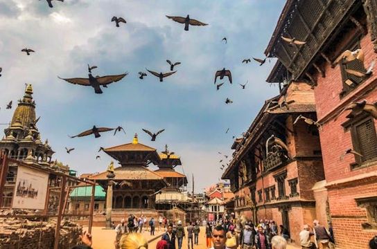 Besuch von Patan in Indien