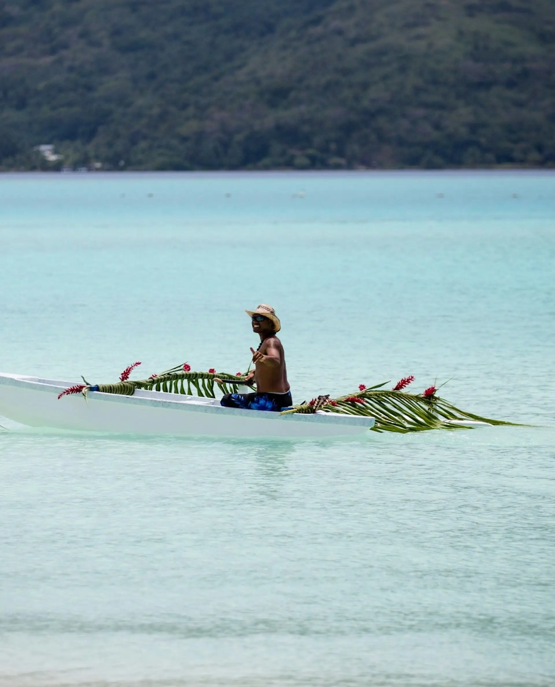 Voyage en Polynésie Française - Kayak de mer transparent à Bora Bora