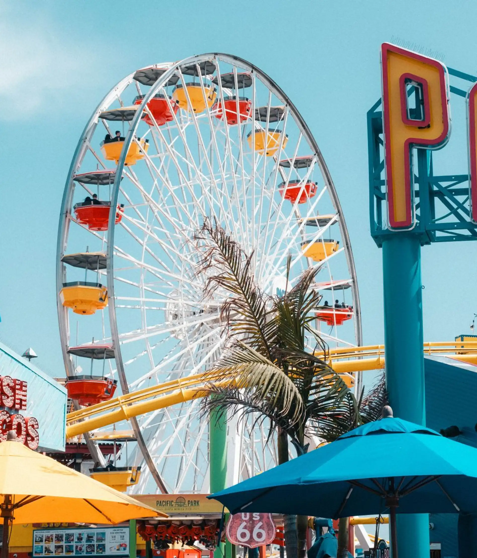 Le pier de Santa Monica, parfait pour un moment de détente lors d'un voyage en famille aux USA