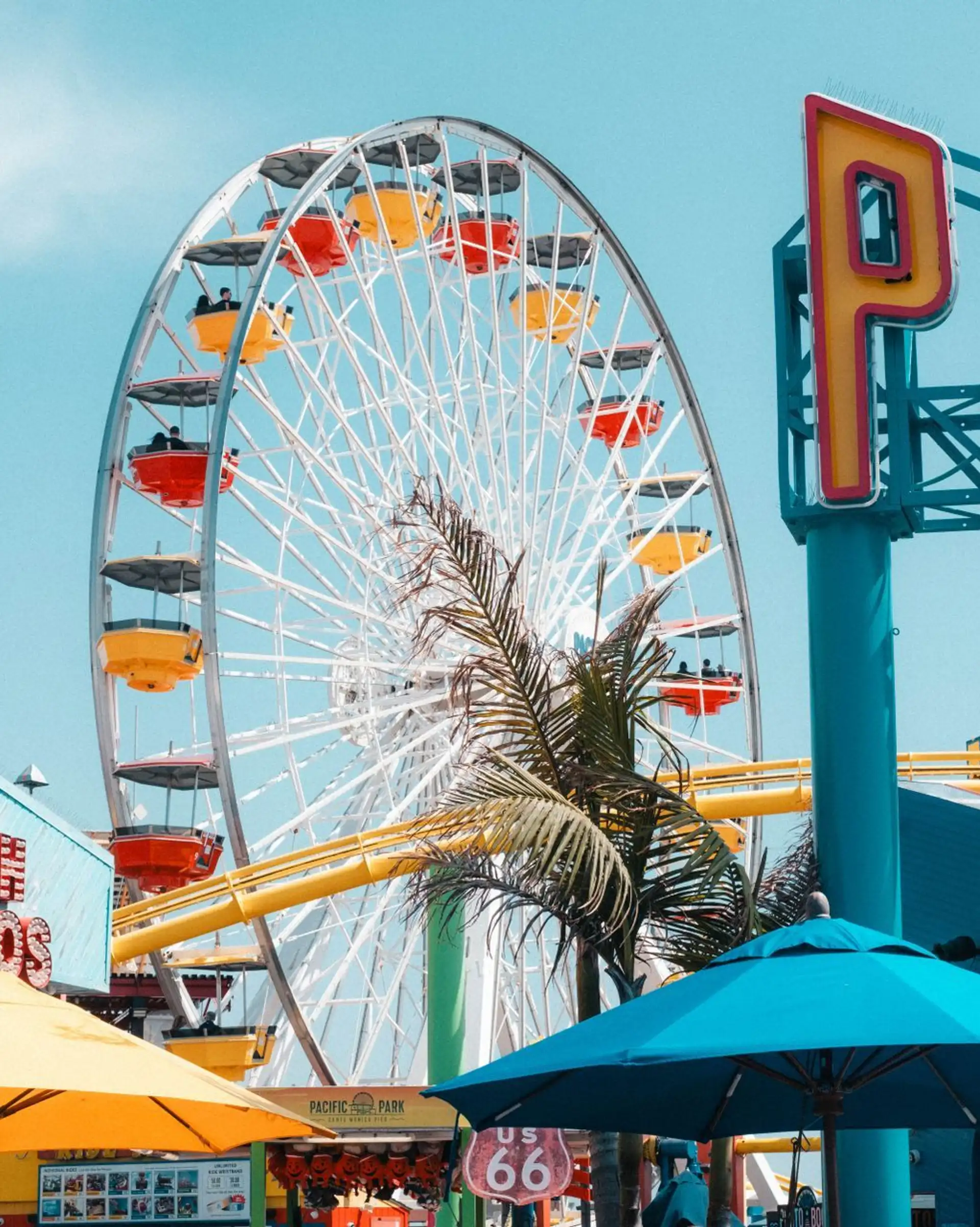 Le pier de Santa Monica, parfait pour un moment de détente lors d'un voyage en famille aux USA