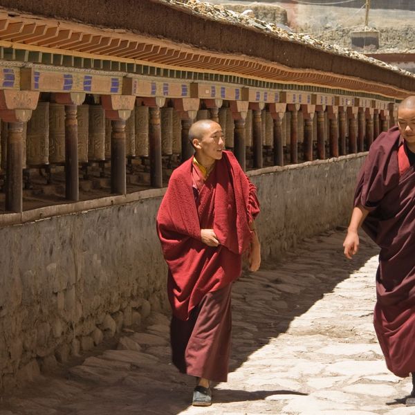 Voyage en Chine - Monastère de sakya au tibet