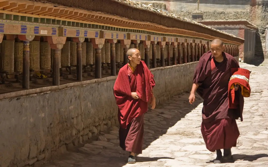 Voyage en Chine - Monastère de sakya au tibet