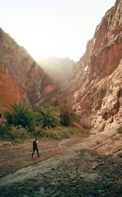 Voyage en Arabie Saoudite - Bédouine à Wadi