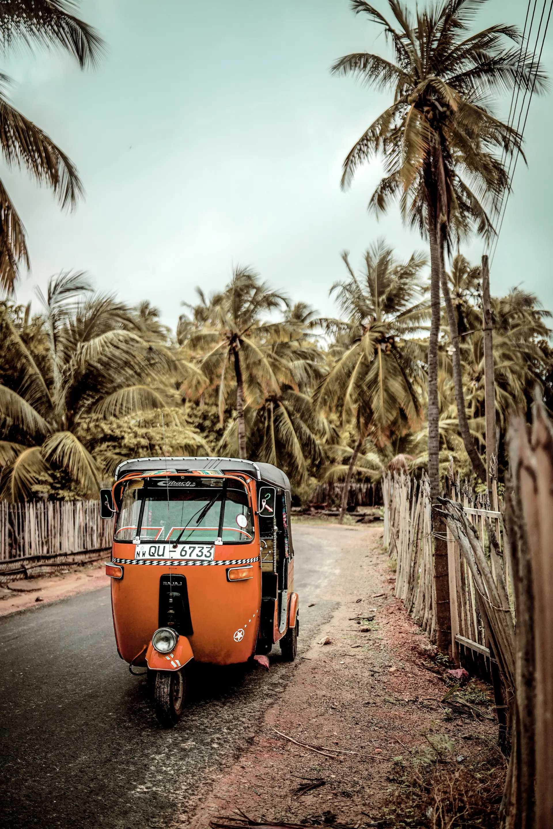 Voyage au Sri Lanka – Tuk-tuk orange