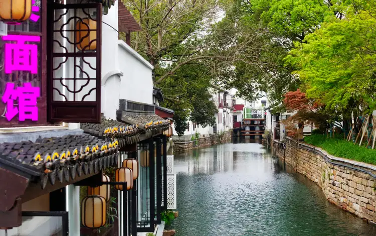 Voyage en Chine - Rivière de Suzhou