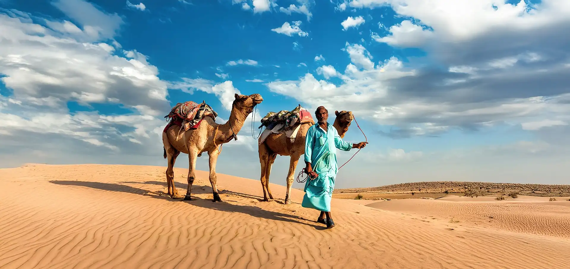 Die Wüste Thar & Aravelli Hügel