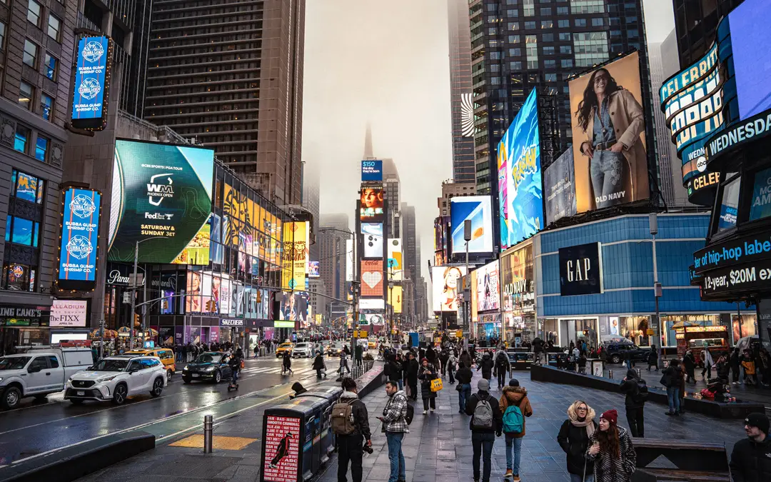 Times Square, un quartier animé de New York