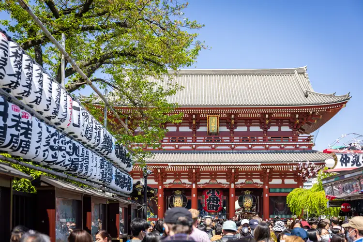 Porte principale du Sensoji à Asakusa dans la ville de Tokyo
