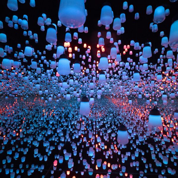 Visuelle de l'une des salles du musée interactif Teamlab à Tokyo