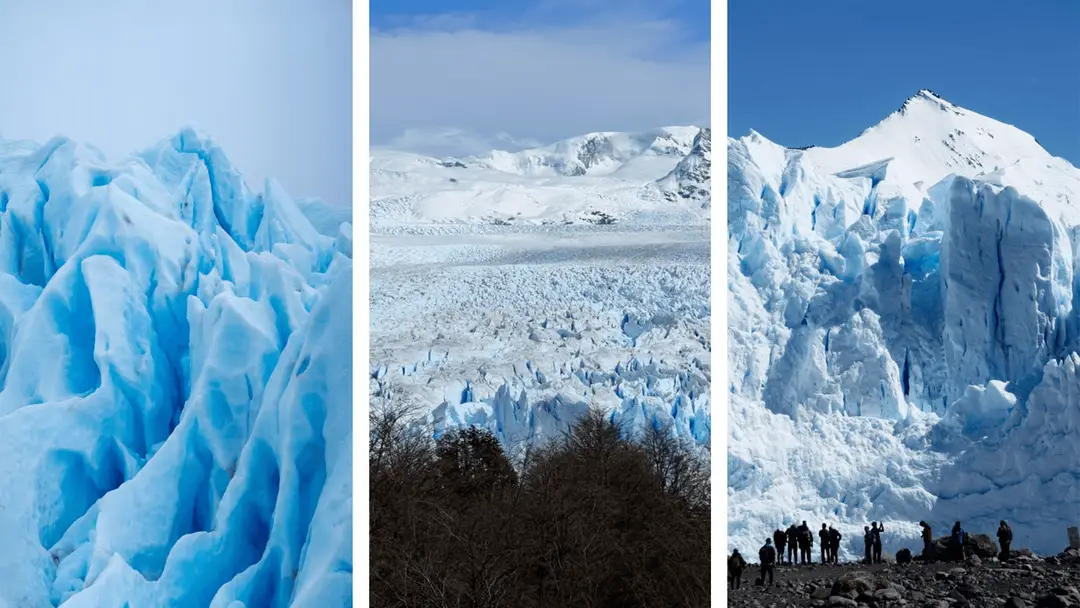 Vue aérienne du glacier Perito Moreno